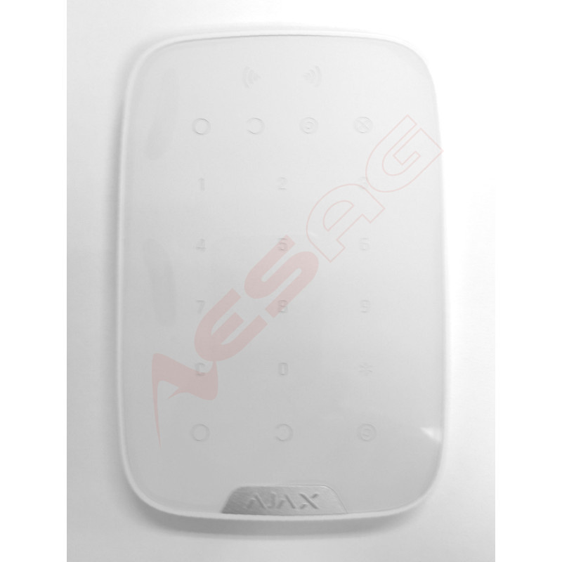 AJAX | Wireless control unit "Keypad PLUS", RFID, Bluetooth, white