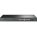 TP-Link Switch smart managed Layer2 18 Port &bull 16x 1 GbE &bull PoE Budget 150W &bull 2x SFP &bull 19" &bull Omada &bull TL-SG