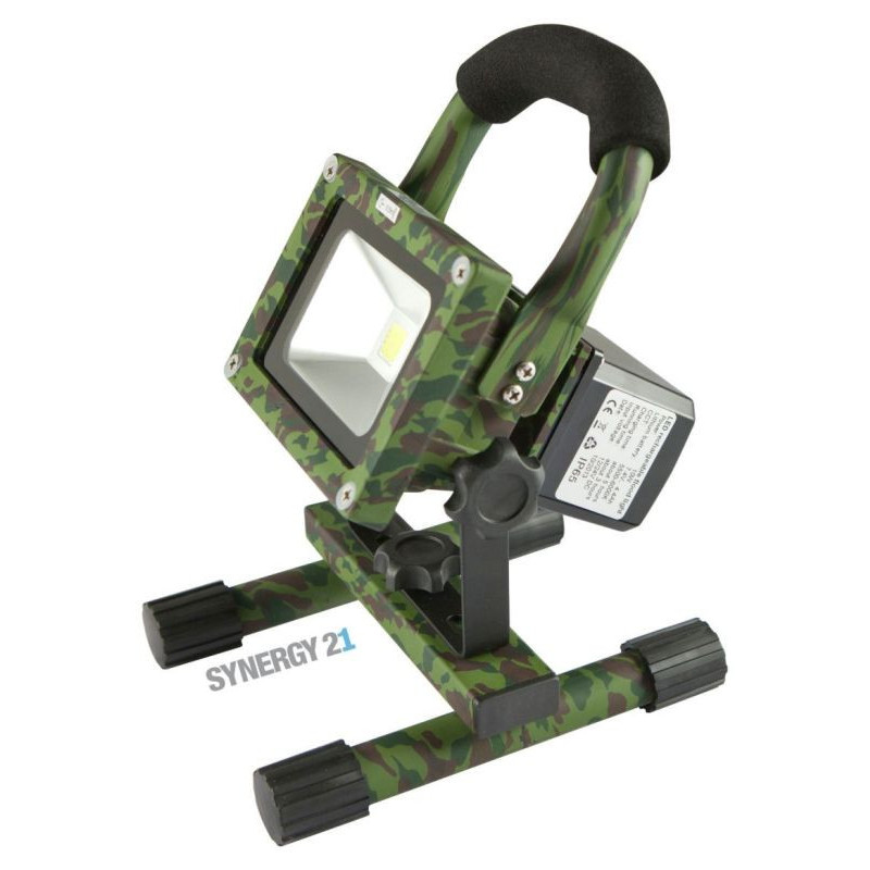 Synergy 21 LED AKKU Baustrahler 10W camouflage Synergy 21 LED - Artmar Electronic & Security AG 