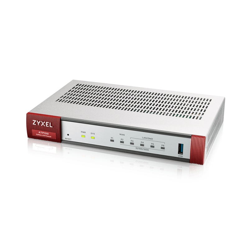 Zyxel Firewall ATP100 V2 inkl. 1 Jahr Security GOLD Pack ZyXEL - Artmar Electronic & Security AG