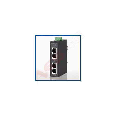 Microsens Entry Line compact PoE+ industrial injector for DIN rail, MS656030 MICROSENS - Artmar Electronic & Security AG