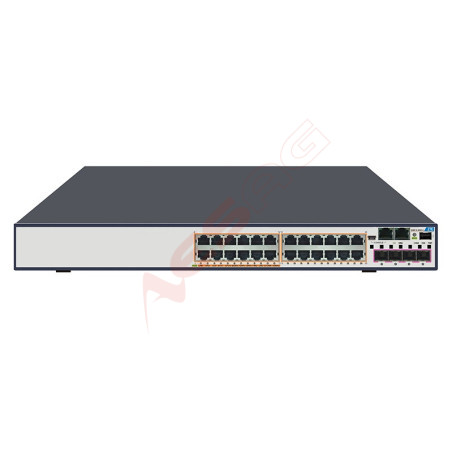 ZTE Switch Stackable Layer 3 PoE 24x Gigabit RJ45 + 4x Combo 1GB SFP/10GB SFP+ slot und 1x 360 Watt Netzteil ZTE - Artmar Electr