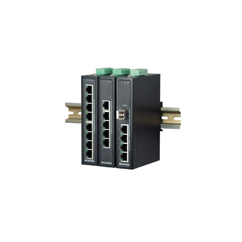 Microsens Entry Line Switch industrial Giga 5port 1x SFP slot MS657203X MICROSENS - Artmar Electronic & Security AG