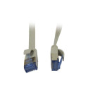 Patchkabel RJ45, CAT6A 500Mhz, 0.25m, grau, U/FTP, flach, AWG32, Synergy 21 Synergy 21 Kabel, Dosen, etc. - Artmar Electronic &