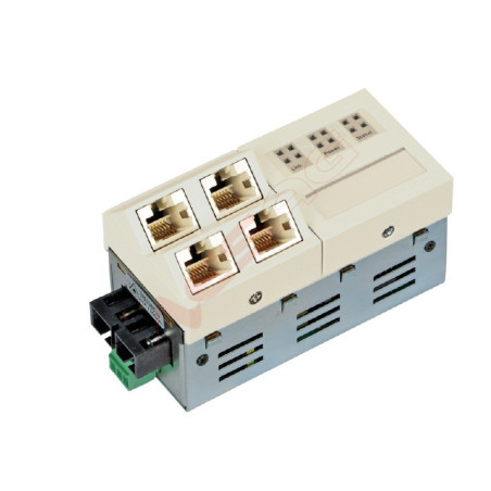 Microsens Installationswitch 5x RJ45 Gigabit, 1x 1000SX MICROSENS - Artmar Electronic & Security AG