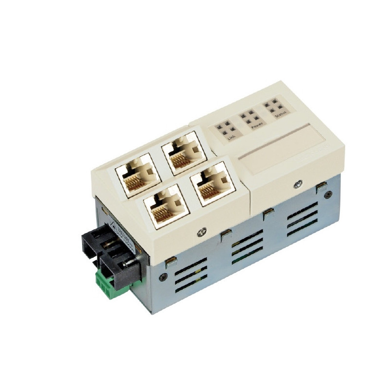 Microsens Installationswitch 5x RJ45 Gigabit, 1x 1000SX MICROSENS - Artmar Electronic & Security AG