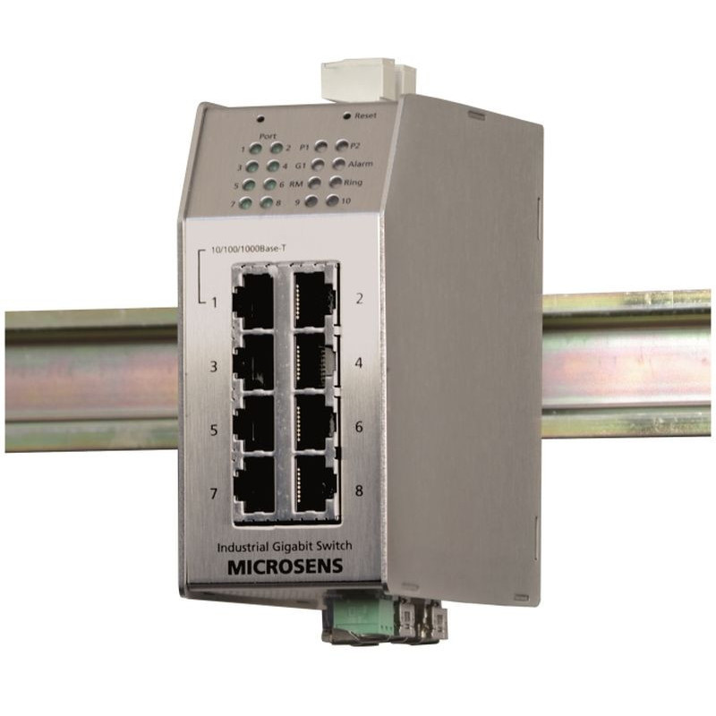 Microsens Profi Line industrial 10port Switch 1x Gigabit Dual, 7x 10/100, 3x SFP, MS650869M-V2 MICROSENS - Artmar Electronic & S