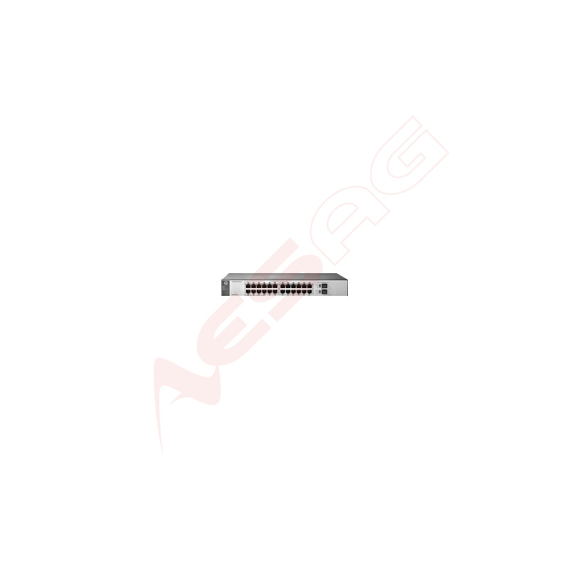 HP Switch 1000Mbit, 24xTP, 2xSFP-Slot, PS1810-24G, Hewlett Packard - Artmar Electronic & Security AG