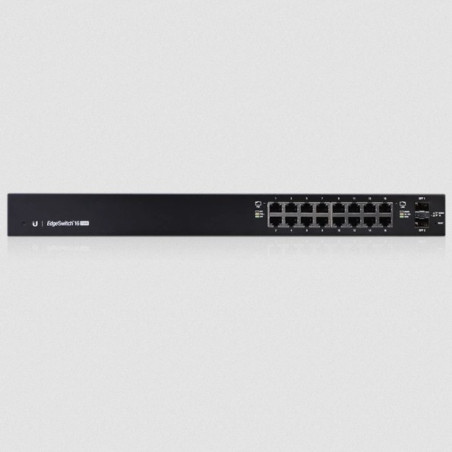 Ubiquiti EdgeSwitch 16 / 16 Gigabit RJ45 Ports / 2 SFP Ports / 150W / PoE+ / ES-16-150W  Ubiquiti - Artmar Electronic & Security