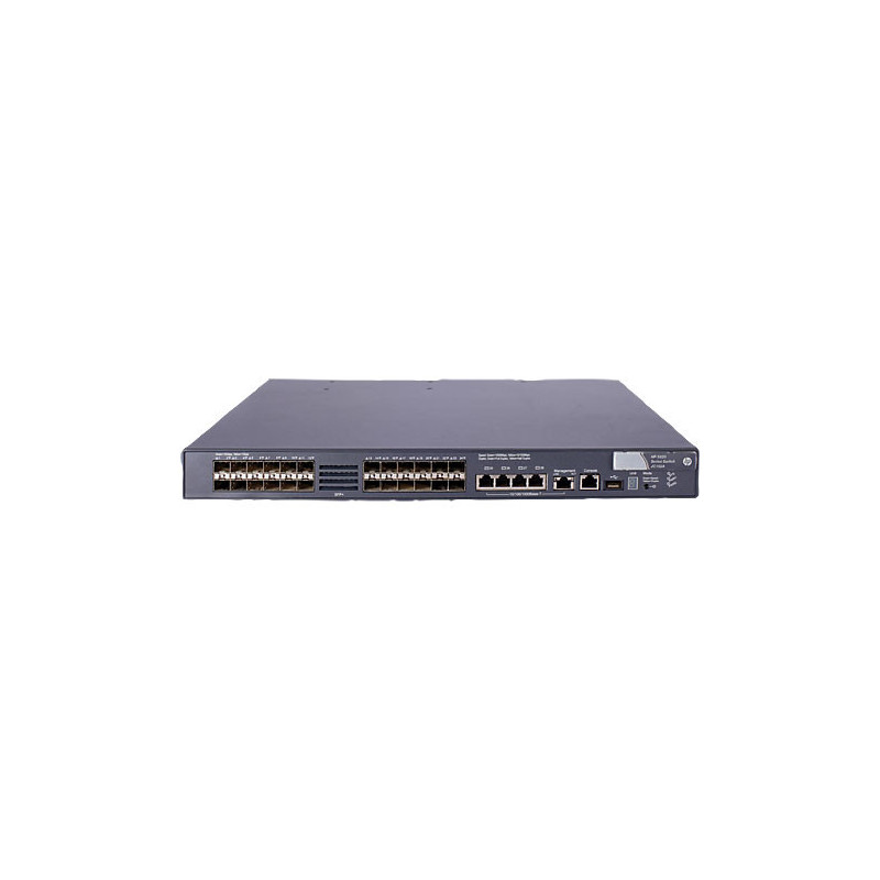 HP Switch 1000Mbit, 4xTP + 24xSFP+-Slot, 5820-24XG-SFP+, *OHNE NETZTEIL* Hewlett Packard - Artmar Electronic & Security AG