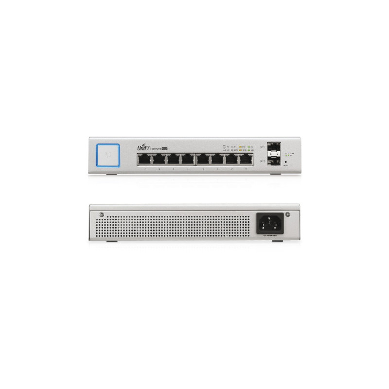 Ubiquiti UniFi Switch / 8 Port / 150W / PoE / 2 SFP / US-8-150W  Ubiquiti - Artmar Electronic & Security AG 