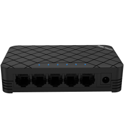 Reyee Switch Desktop - Kunststoffgehäuse - 5 Ports RJ45 - Geschwindigkeit 10/100 Mbps - Plug and Play - Energiesparende Technolo