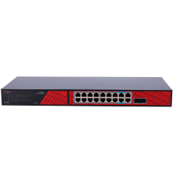 Safire Switch Hi-PoE - 16 PoE-Anschlüsse + 2 SFP + 2 RJ45...