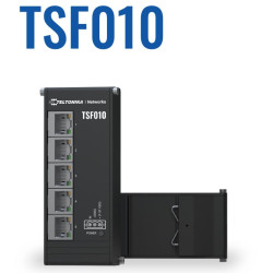 Teltonika · Switch · TSF010 5 Port 10/100 Flat Industrial unmanaged Switch - 231150 - 1