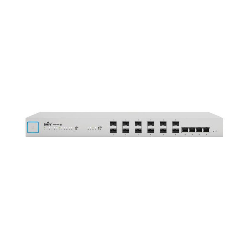 Ubiquiti UnifiSwitch / 12 SFP+ / 4 Port / US-16-XG Ubiquiti - Artmar Electronic & Security AG