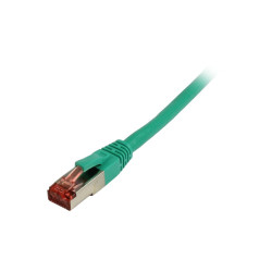 Patch cable RJ45, CAT6 250Mhz, 0.5m green, S-STP(S/FTP),...