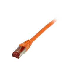 Patch cable RJ45, CAT6 250Mhz, 0.5m orange, S-STP(S/FTP),...