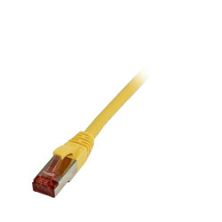 Patch cable RJ45, CAT6 250Mhz, 1.0m yellow, S-STP(S/FTP),...