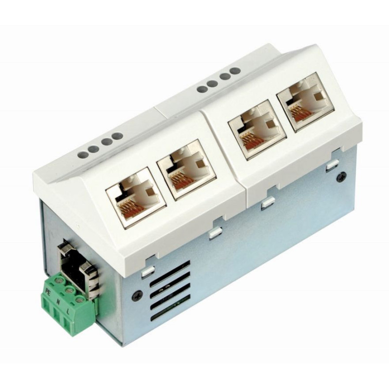 Microsens 5 Port Fast Ethernet Installations-Switch, 5 x RJ45, 1x 100FX ST, MS450340M-G6+ MICROSENS - Artmar Electronic & Securi