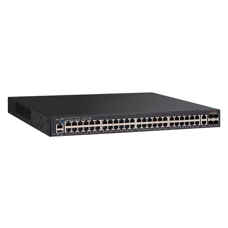 CommScope Ruckus Networks ICX 7150 Switch 48x 10/100/1000 PoE+ ports, 2x 1G RJ45 uplink-ports, 2x 1G SFP and 2x 10G SFP+, 740W P