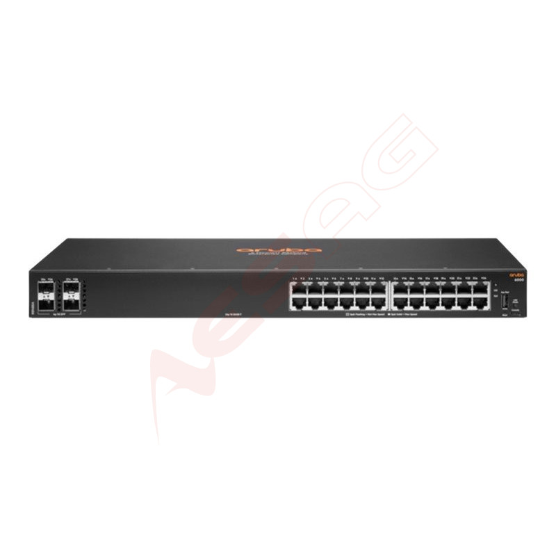 HP Switch 1000Mbit, 24xTP, 4xSFP-Slot, Aruba 6000 24G 4SFP, Hewlett Packard - Artmar Electronic & Security AG