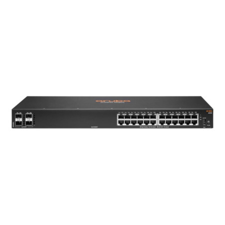 HP Switch 1000Mbit, 24xTP, 4xSFP-Slot, Aruba 6000 24G 4SFP 370W, Hewlett Packard - Artmar Electronic & Security AG