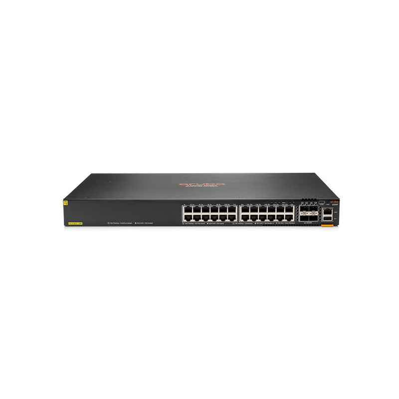 HP Switch 1000Mbit, 24xTP, 4xSFP/SFP+-Slot, 6200F-24G-Class4-POE-4SFP+-370W, Hewlett Packard - Artmar Electronic & Security AG