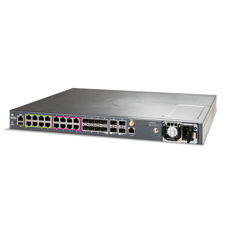 Cambium Networks cnMatrix TX 2028RF-P - POE Switch 28 16 x 1gbps, 8 x SFP, and 4 SFP+ Cambium Networks - Artmar Electronic & Sec