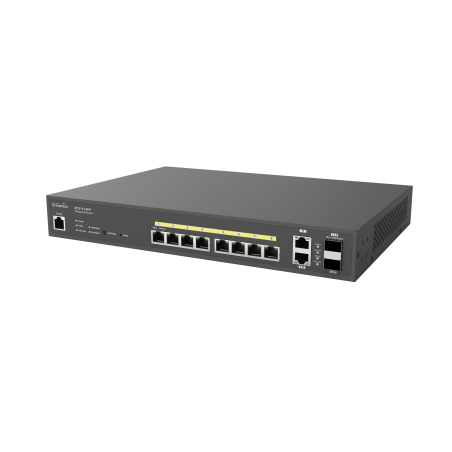 EnGenius Cloud Managed Switch 8-port GbE PoE , 130W, 2x GbE, 2x SFP, L2 , ECS1112FP EnGenius - Artmar Electronic & Security AG 