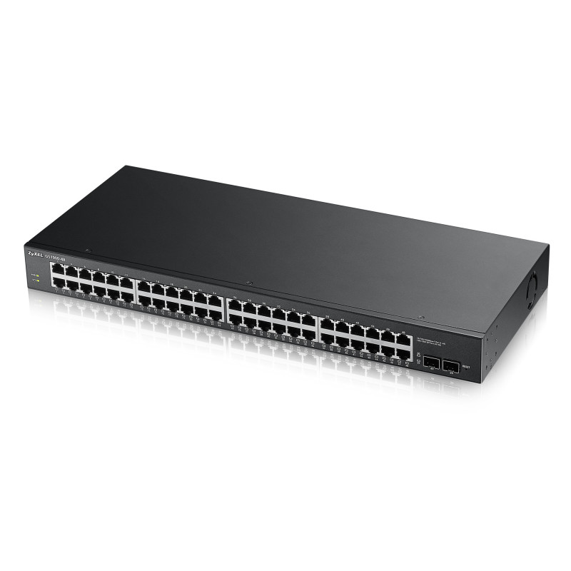 Zyxel Switch smart managed Layer2 50 Port &bull 48x 1 GbE &bull 2x SFP &bull 19 &bull GS1900-48 V2 ZyXEL - Artmar Electronic & S