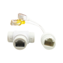 PoE Combiner and Separator RJ45 - For IP Cameras - White Color POE-DUAL-SINGLE-RJ45 MARCA BLANCA 1 - Artmar Electronic & Securi