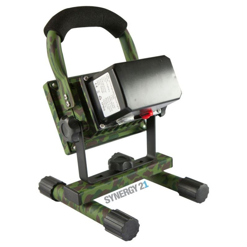 Synergy 21 LED AKKU Baustrahler 10W camouflage Synergy 21 LED - Artmar Electronic & Security AG 