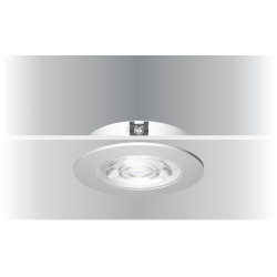 Synergy 21 LED Deckeneinbauspot Helios silber, rund, warmweiß - 182376 - 1