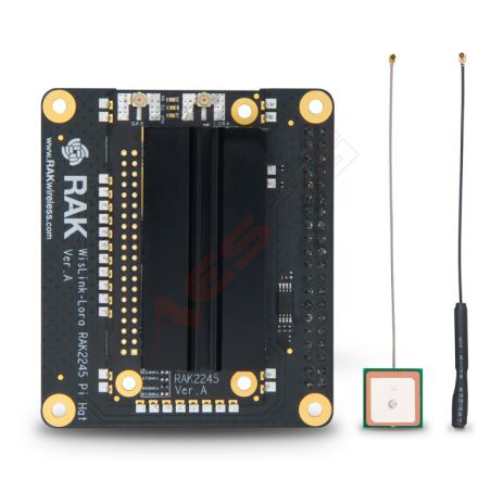 RAK Wireless · LoRa · WisLink LPWAN · RAK2245 Pi HAT is a LoRa Gateway with Raspberry Pi form factor based on SX1301, Pre-instal