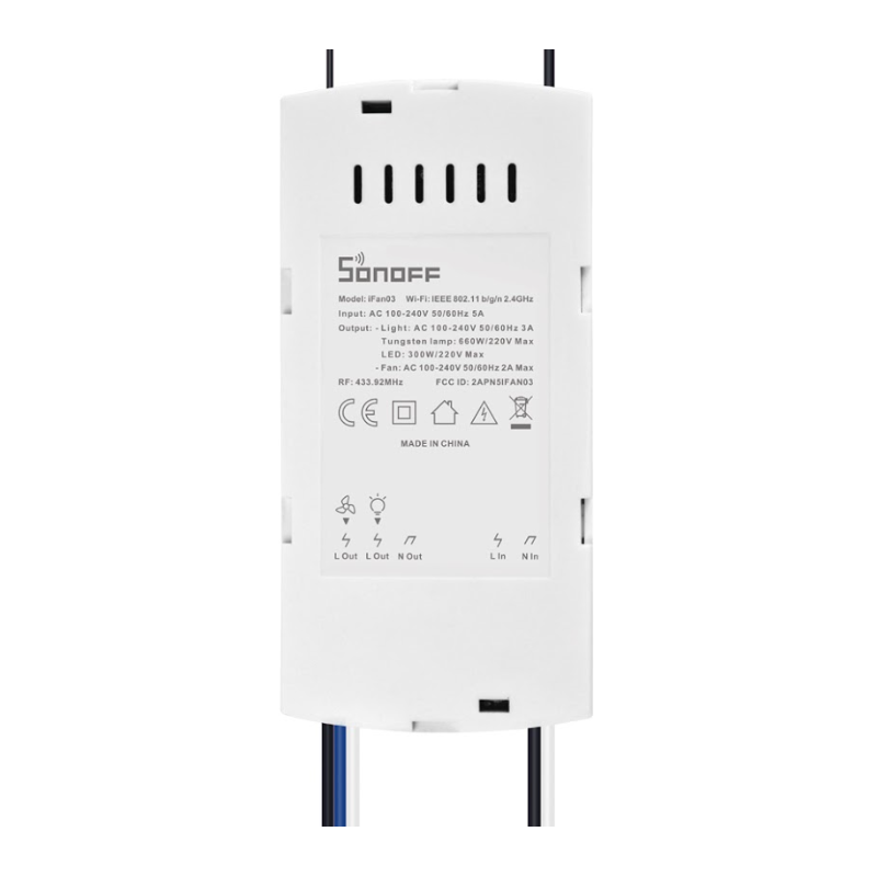 Sonoff · Switch · WiFi Smart Switch · iFan03 Sonoff - Artmar Electronic & Security AG