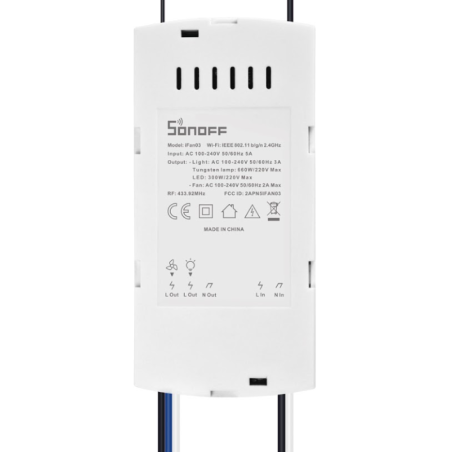 Sonoff · Switch · WiFi Smart Switch · iFan03 Sonoff - Artmar Electronic & Security AG