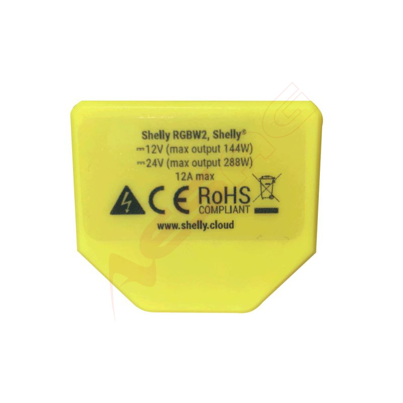 Shelly · Relay · Lighting · RGBW2 · WLAN light controller Shelly - Artmar Electronic & Security AG