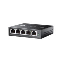 TP-Link Switch fully managed Layer2 5 Port &bull 5x 1 GbE &bull PoE Budget 65 Watt &bull 4x PoE at &bull Fanless, Omada &bull E 