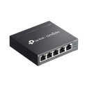 TP-Link Switch fully managed Layer2 5 Port &bull 5x 1 GbE &bull PoE Budget 65 Watt &bull 4x PoE at &bull Fanless, Omada &bull E 