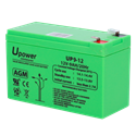 UPOWER - AGM-Blei-Säure Akku 12V, 9Ah