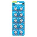 VINNIC - ALKALINE button battery AG13 L1154F LR44 BLISTER 10 pieces