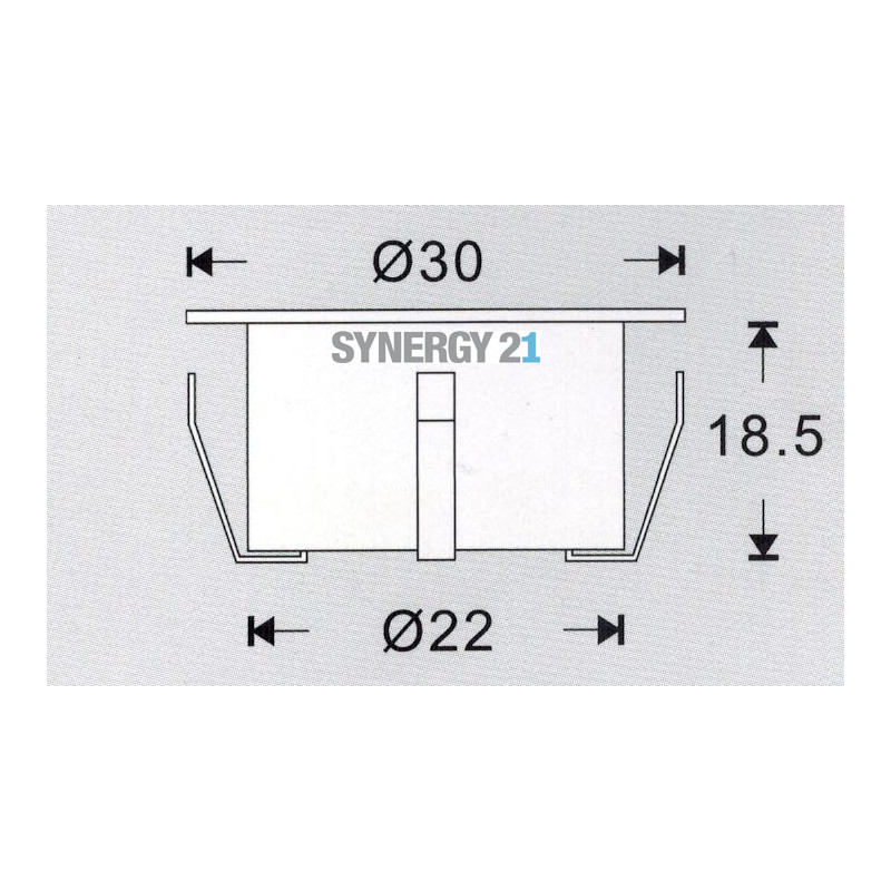 Synergy 21 Bodeneinbaustrahler ARGOS rund mini IP67 cw Synergy 21 LED - Artmar Electronic & Security AG