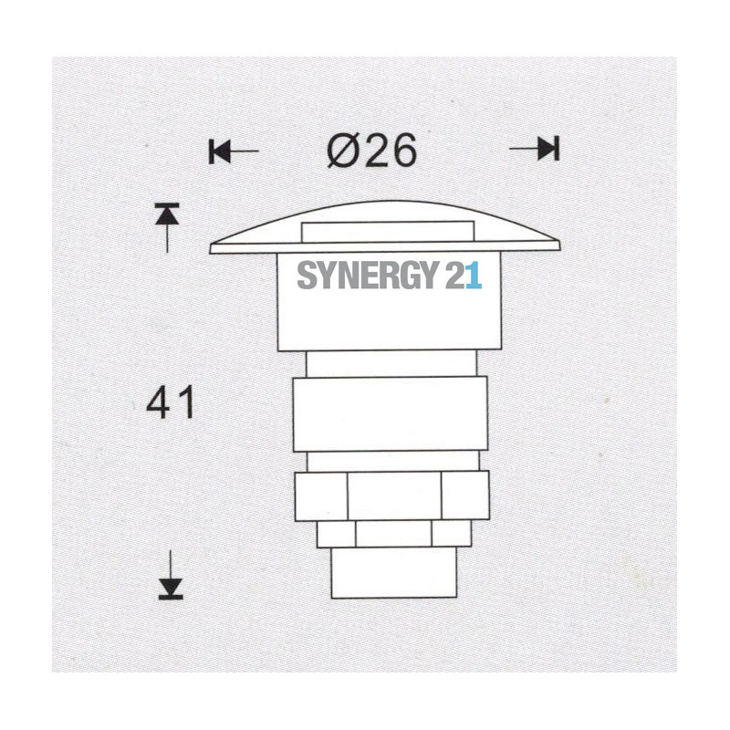 Synergy 21 LED Bodeneinbaustrahler ARGOS rund in-G IP65 cw 90° Synergy 21 LED - Artmar Electronic & Security AG 