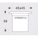 Synergy 21 Bodeneinbaustrahler ARGOS quadratisch in-G-C IP67 cw Synergy 21 LED - Artmar Electronic & Security AG 