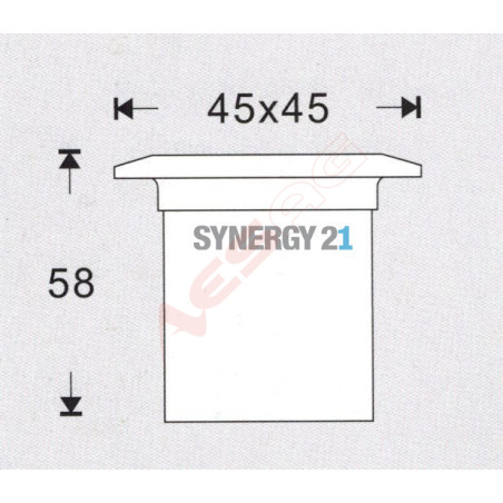 Synergy 21 Bodeneinbaustrahler ARGOS quadratisch in-G-C IP67 cw Synergy 21 LED - Artmar Electronic & Security AG 