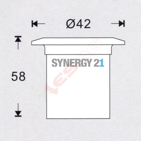 Synergy 21 LED Bodeneinbaustrahler ARGOS rund in-G-C IP67 cw Synergy 21 LED - Artmar Electronic & Security AG