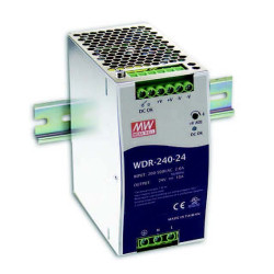 Mean Well Netzteil - 24V 240W Hutschiene Meanwell - Artmar Electronic & Security AG