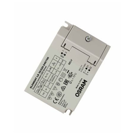 Osram Netzteil - CC Driver 700mA, 21~42V Element Osram - Artmar Electronic & Security AG