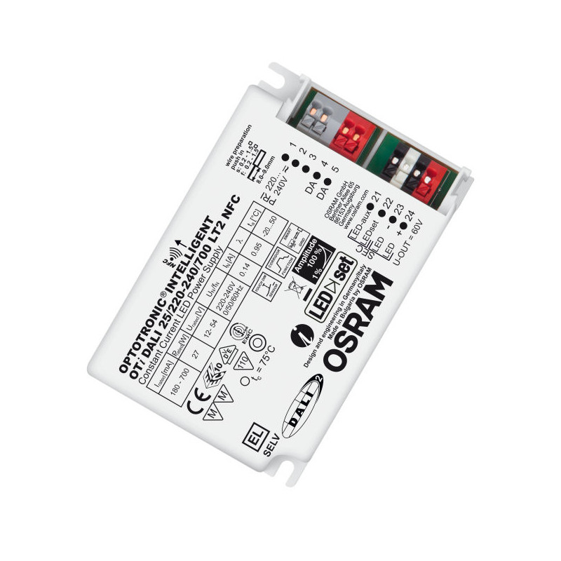 Osram Netzteil - CC Driver 180~700mA, 12~54V dali NFC Osram - Artmar Electronic & Security AG