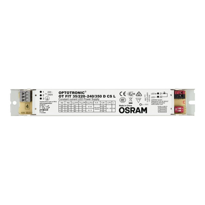 Osram Netzteil - CC Driver 200~350mA, 40~115V Osram Osram - Artmar Electronic & Security AG